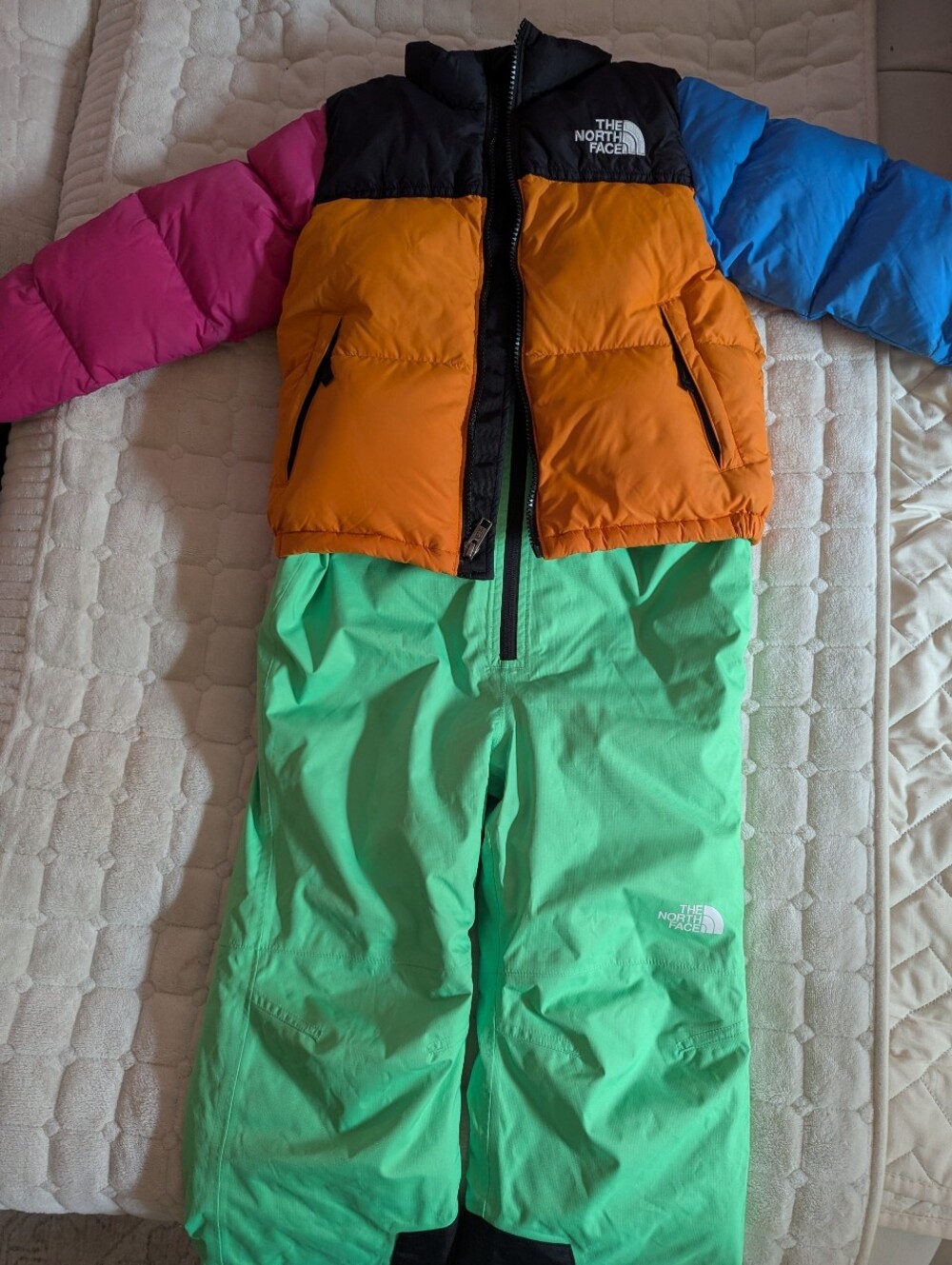 The North Face Kids Puffer Snowsuit Set Jacket/SnowPants 6T